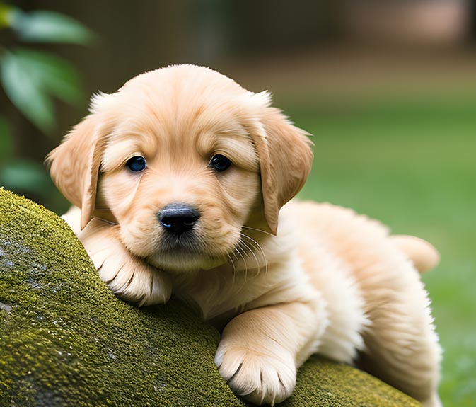 golden-retriever-puppy-portrait-background
